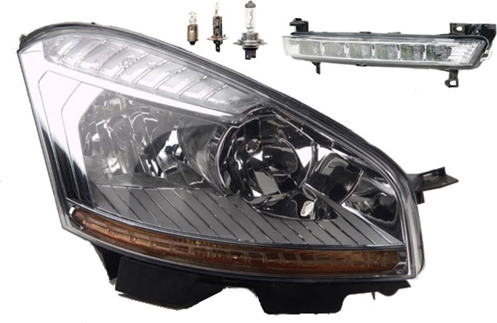 Johns, Scheinwerfer Osram Night Breaker Laser passend für Citroen C4 Picasso R Nebel. 00006206A8 6206A8 8200074008 6202E1 00006202E1 6710027 00006206