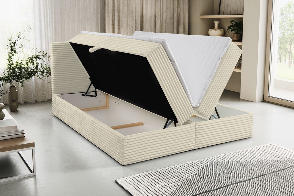 VENASI Boxspringbett 160x200 mit Bettkasten, Tilly Produktbild 