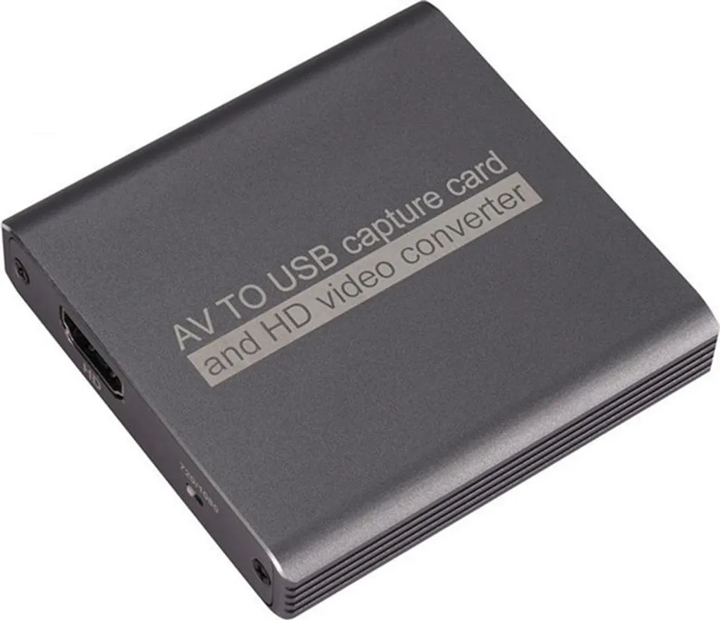 Adaptateur de capture vidéo USB 2.0 haute résolution pour OBS Gris - 4