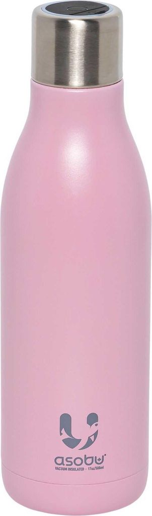 Asobu UV-Light Bottle Pink, 0.5 L