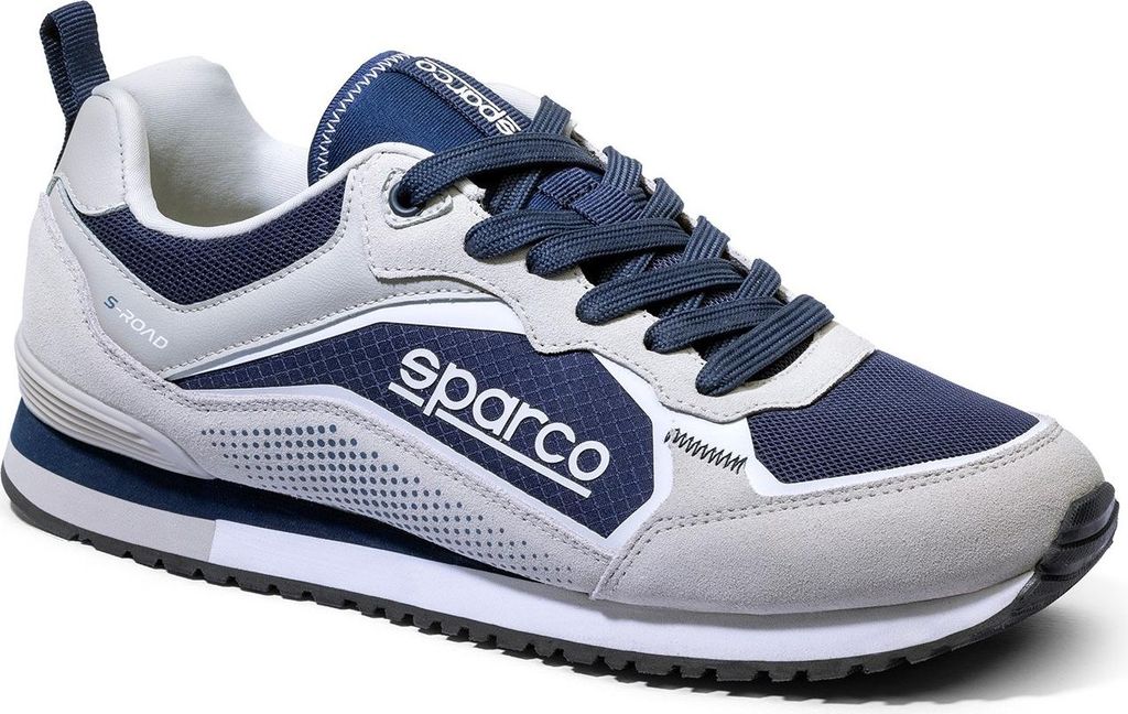 Sparco S-Road Freizeitschuh, beige/blau Größe 43