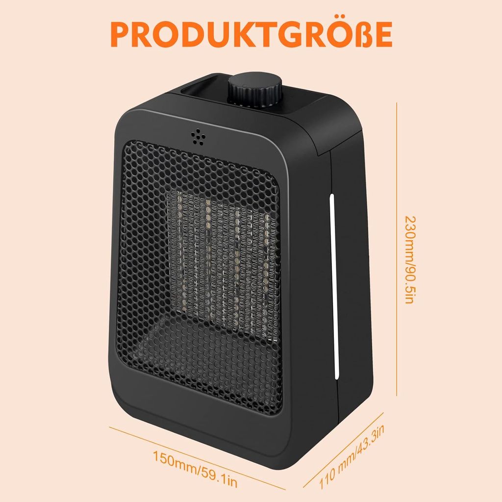 1200W Heizlüfter mit Energiesparend Leise, 3 | Kaufland.de