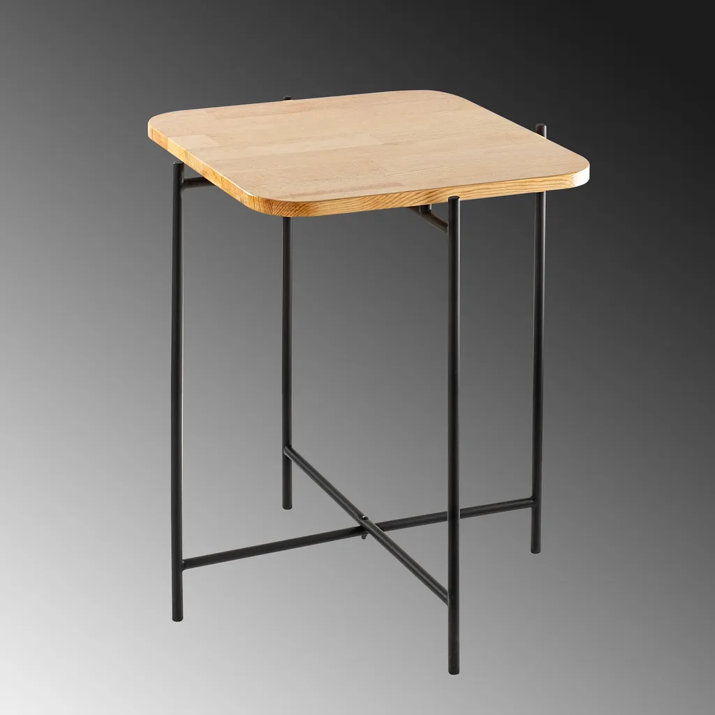 Table basse noire Shb-005 en 100% bois : qualité et design durable - 5