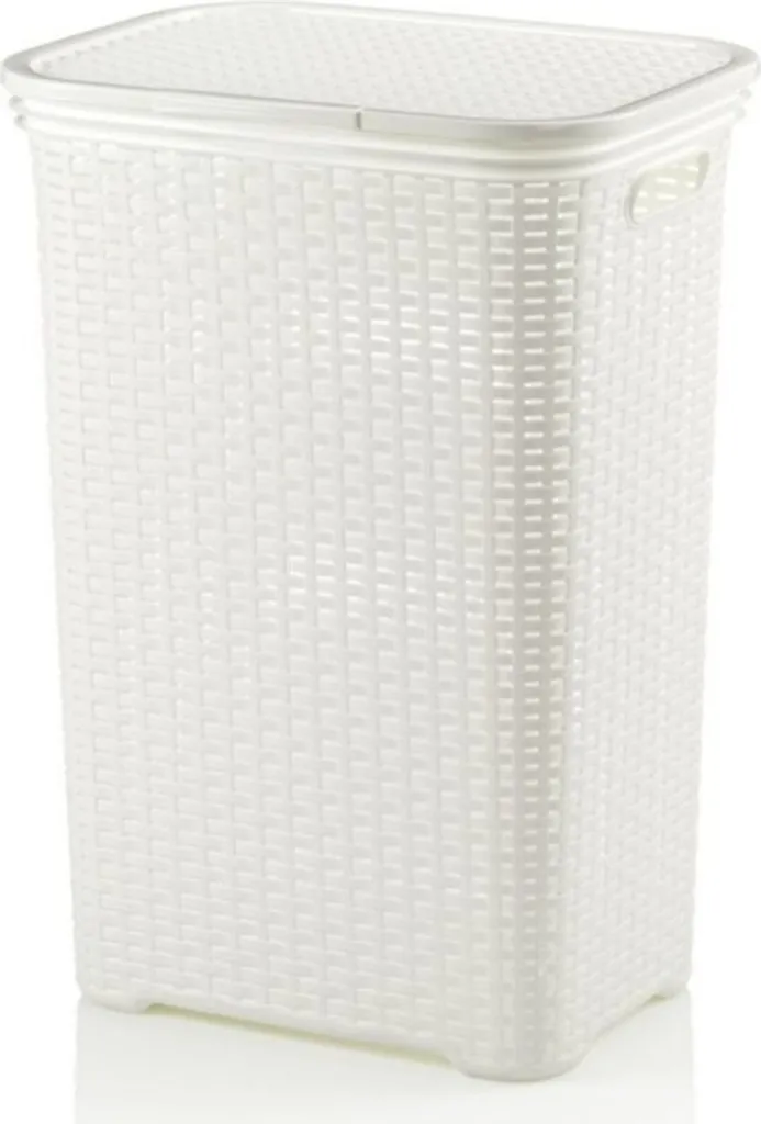 Cesto Biancheria BRASILIA 60L Bianco | Portabiancheria Design Kela