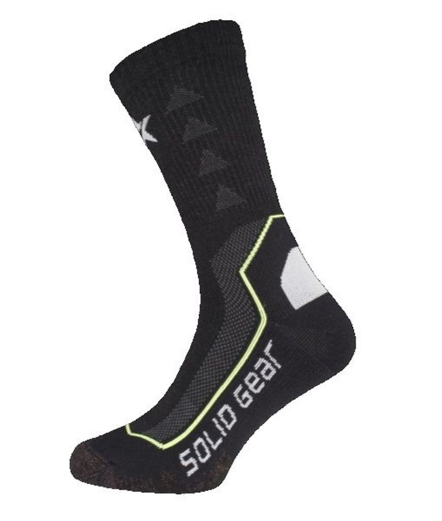 Solid Gear Extreme Sommer Arbeitssocken Black-46