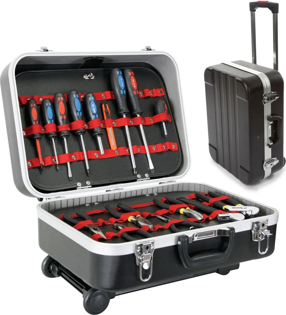 Valise Trolley Ultra Résistante en ABS - Coque Renforcée de 46 cm