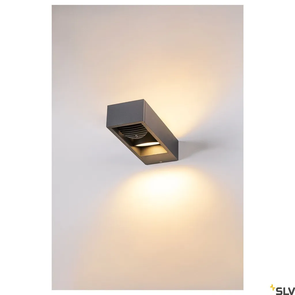 Éclairage de terrasse LED anthracite CCT réglable ESKINA FRAME Double