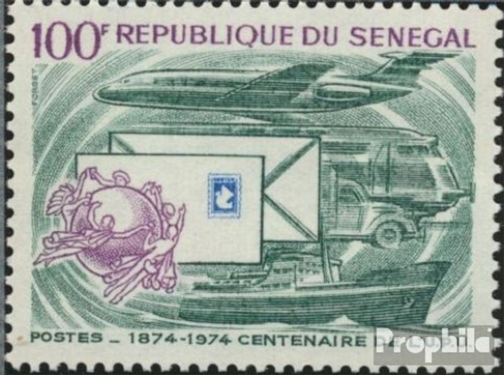 Briefmarken Senegal 1974 Mi 557 (kompl.Ausg.) postfrisch Weltpostverein