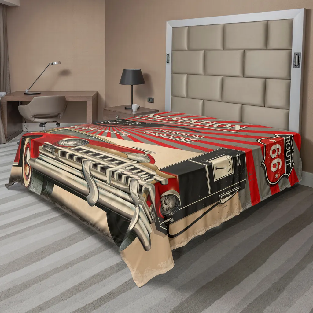 Lenzuolo Arredamento Route 66 260x228 - Tessuto Morbido Beige