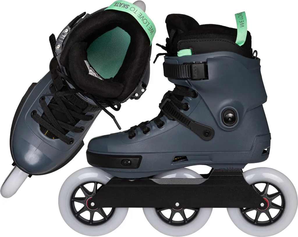 Roller Powerslide Next Pro 110 Bleu avec Platine Trinity et Roues 110mm