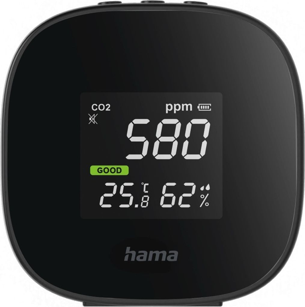 Hama Luftqualitätsmessgerät "Safe", CO2-, Temperatur-, Produktbild 