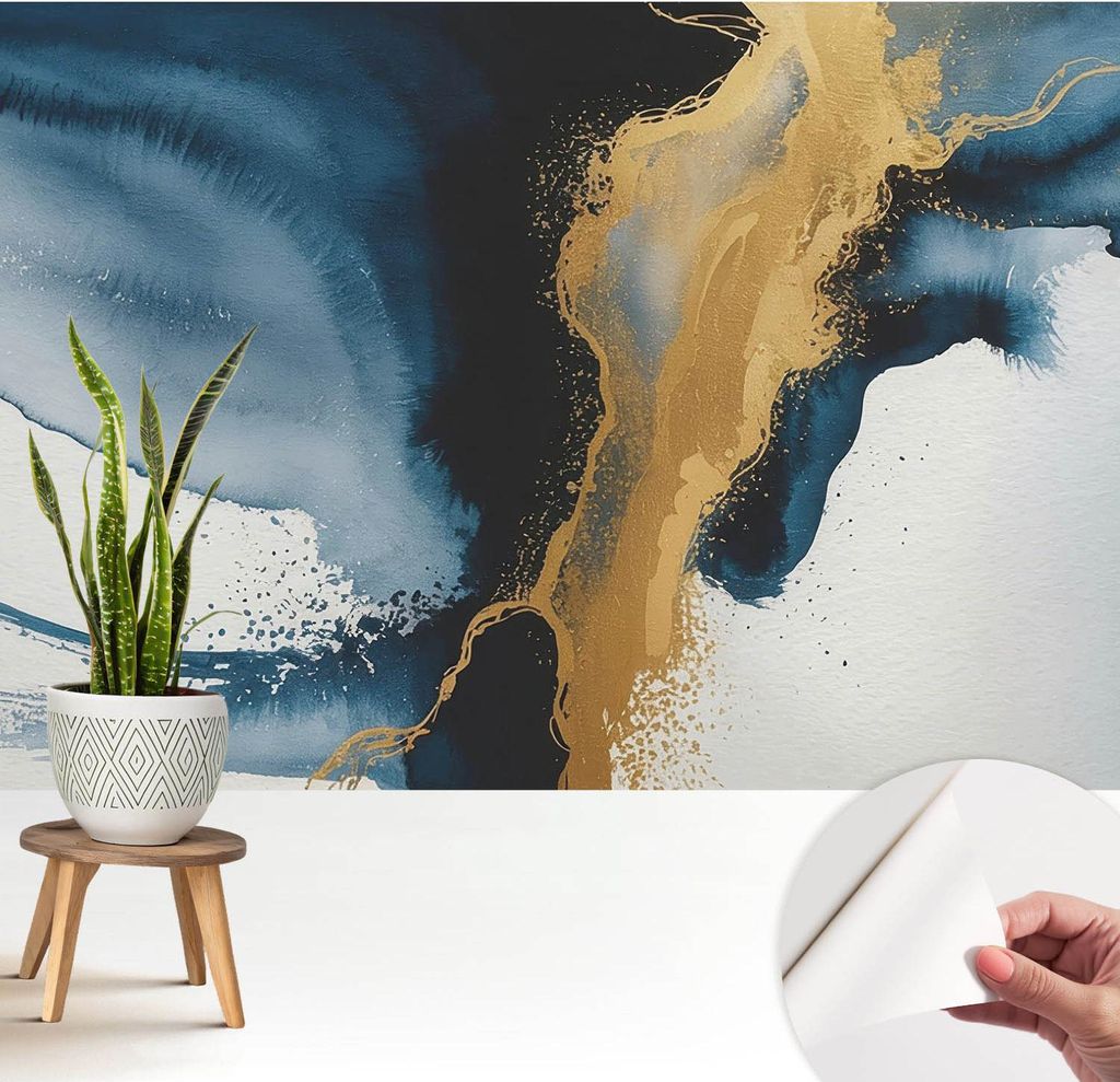 Fototapete selbstklebend - 208x146 cm - Tapete - Wandtapete - Wandbilder - Klebefolie - Dekofolie - Tapete Folie - Wand - Dekoration - Wohnzimmer -...