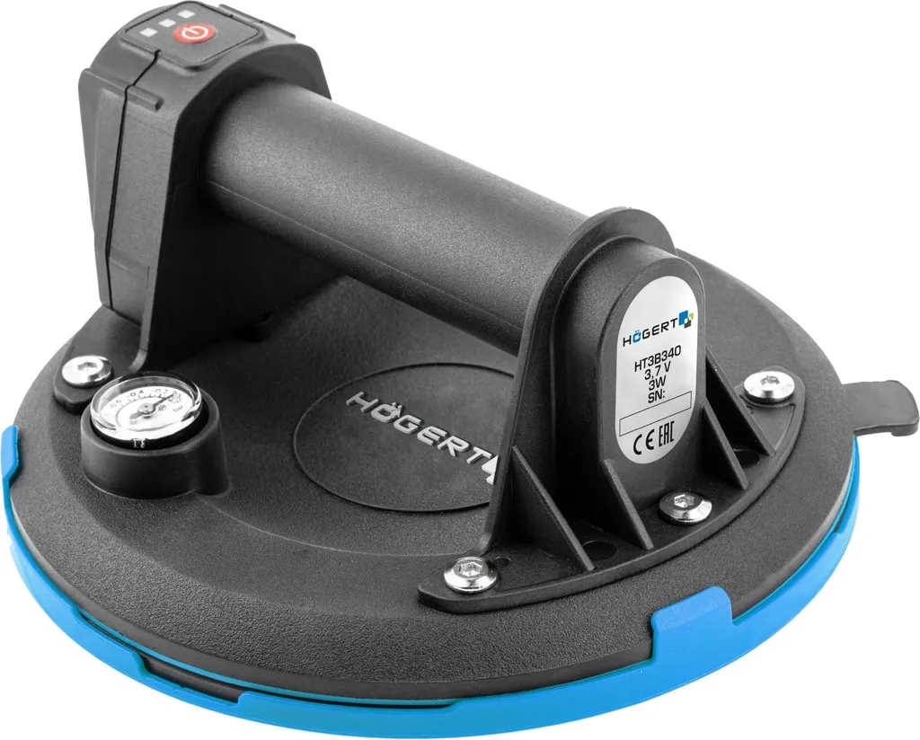 Högert Ventosa Sottovuoto Elettrica 200mm | Sollevatore Heavy Duty