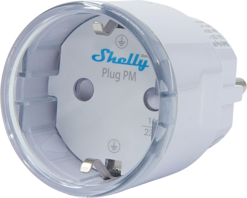 SHELLY WLAN-Steckdose Plug PM Gen3, weiß Produktbild 