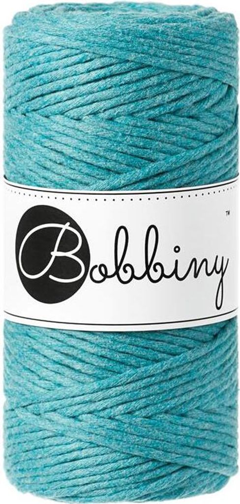 Teal Macramee Kordel 3mm 100m