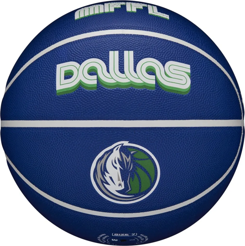 Ballon de Basket Wilson NBA Dallas Mavericks pour Entraînement et Playground