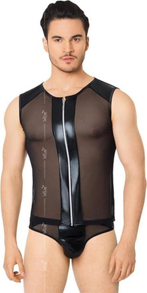 Elegantes Schwarz-Set: Shirt & Shorts XL für unvergessliche Nächte