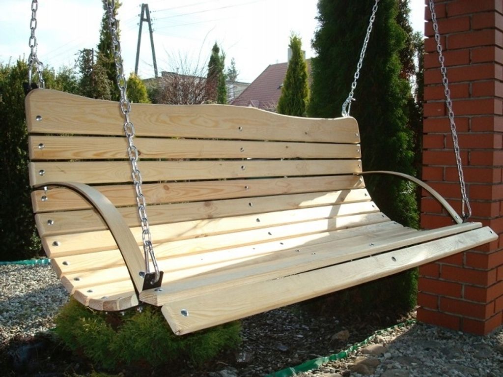 NEU Holz Hollywoodschaukel BANK SITZ ZUR SCHAUKEL 180 cm