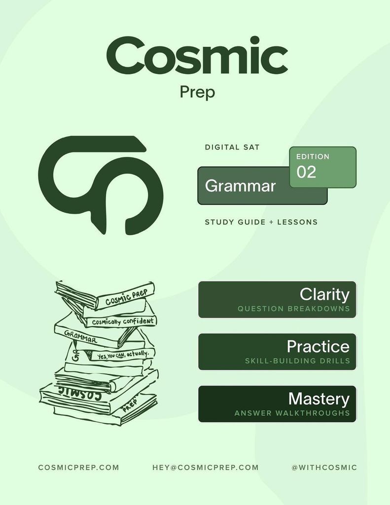 Cosmic Prep Digital SAT Grammar Guide Second Edition