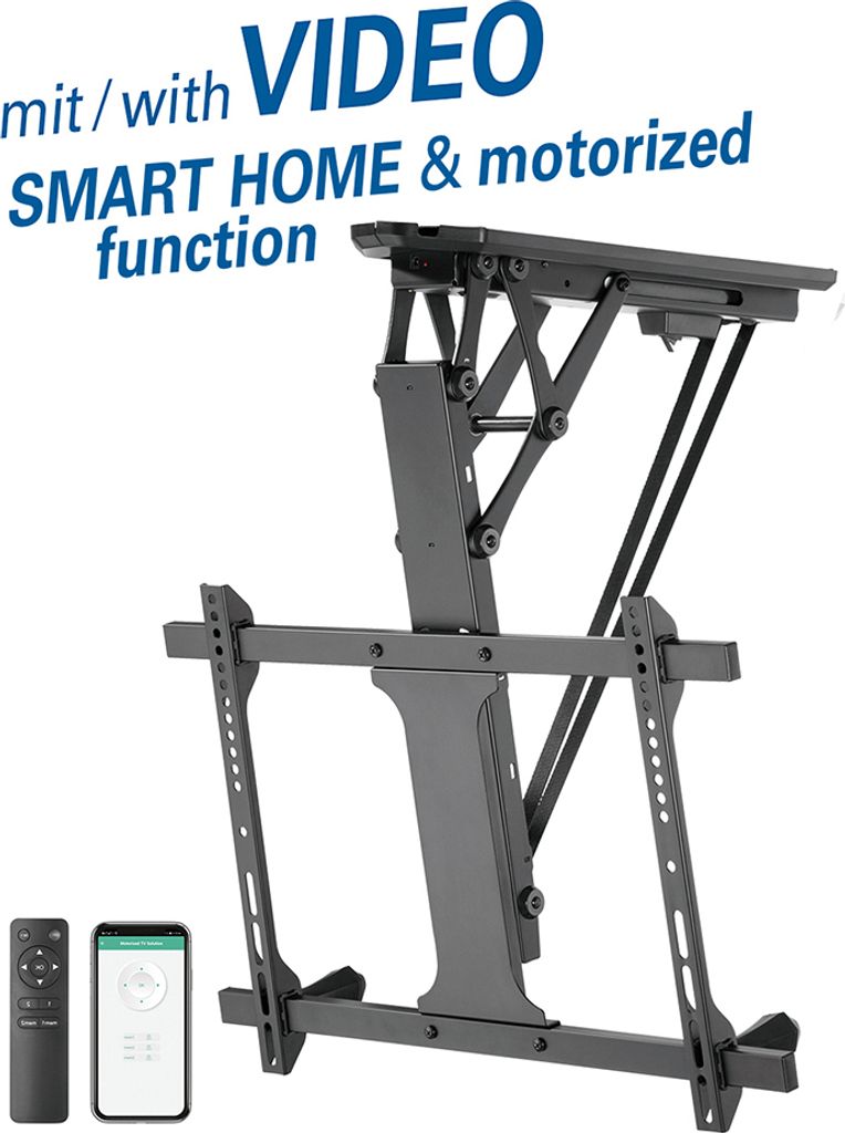 my wall HL 44 ML TV Deckenhalter Smart Home motorisiert 32 - 70 Zoll LED Fernseher bis 35 kg