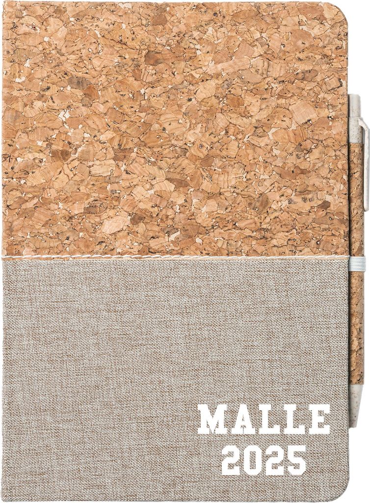 Huuraa Notizbuch A5 Malle 2025 Mallorca Geschenk 80 Blatt inkl. Kugelschreiber Tagebuch Malle 2025 Geschenkidee