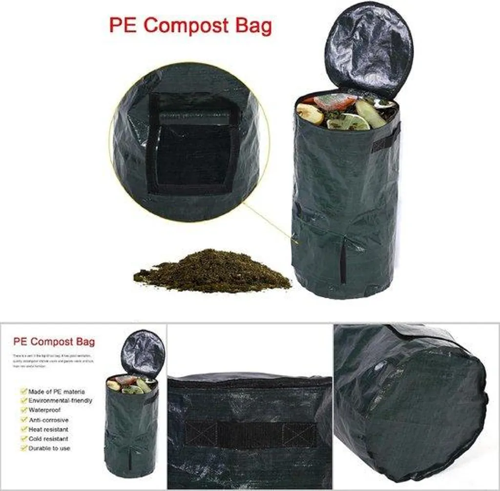 Sac de compostage biodégradable 45x80 cm idéal pour vergers et fleurs