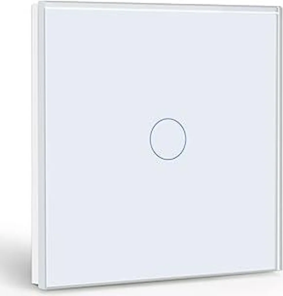 Interruttore a Incasso BSEED Touch - Vetro Bianco 500W Non Smart