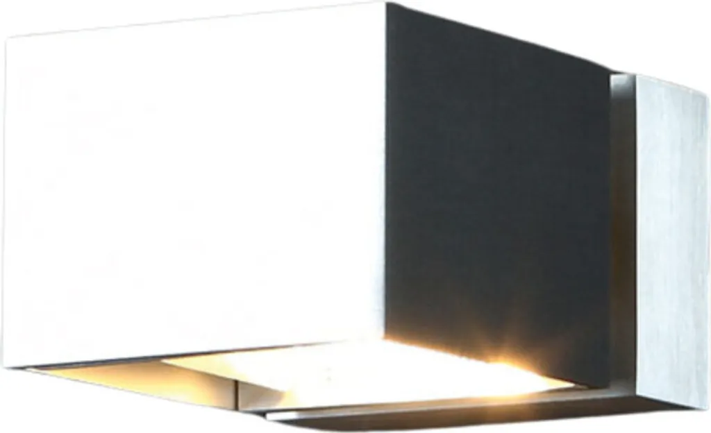 Applique design en aluminium chromé FLEXI compacte 6x8x10cm Maxlight