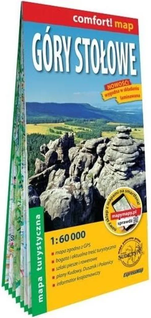 Carte Monts Stolowe 1:60 000 : ne vous perdez plus sous la pluie