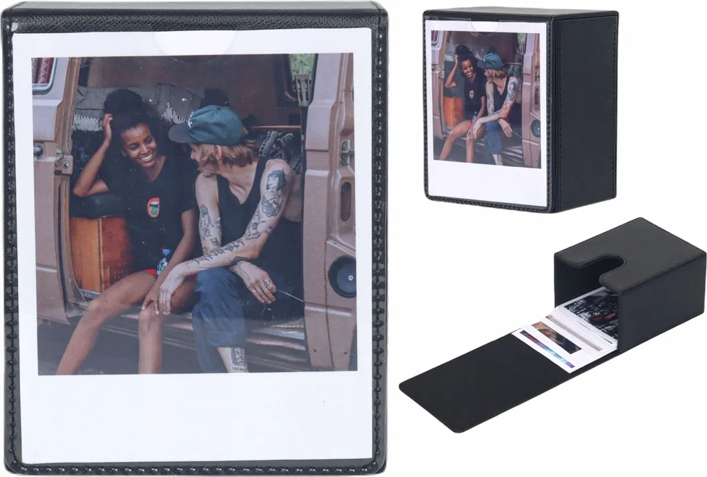 Boîte 100 photos à fenêtre pour Fujifilm Instax Wide et Polaroid NOW