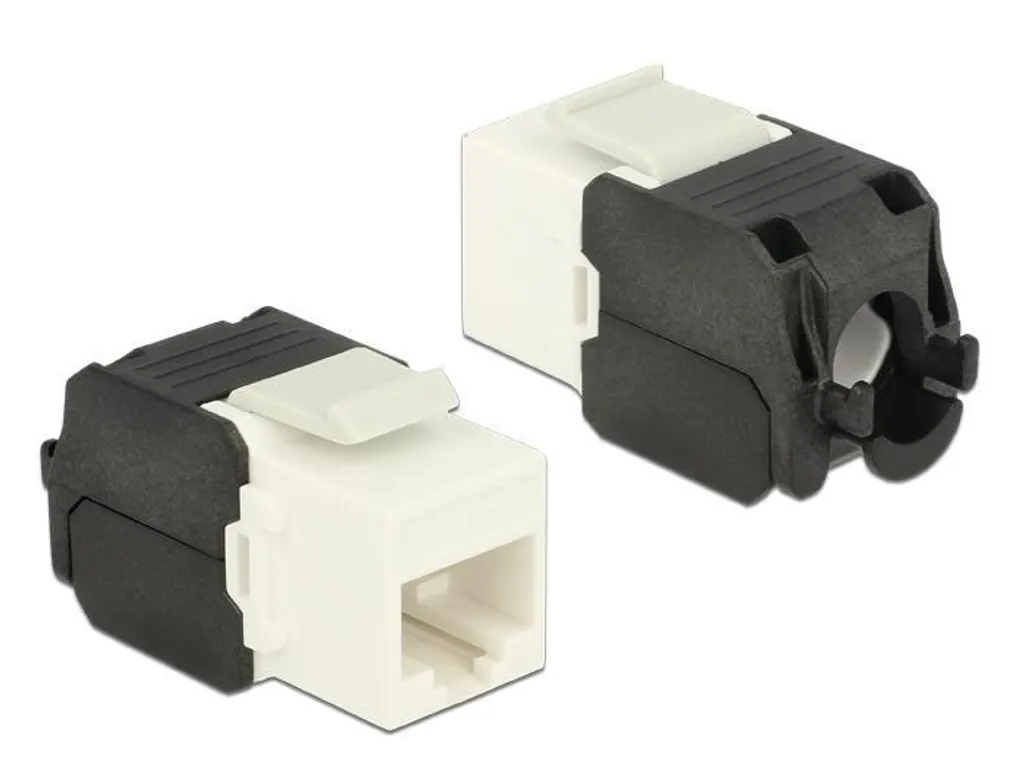 Module Keystone RJ45 Cat.6A UTP blanc : réparez ou boostez votre réseau