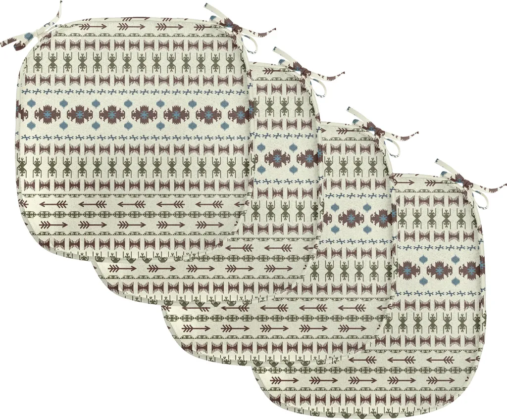 Cuscini per Sedie Esterno e Interno 40x40 ABAKUHAUS Tribale Aztec