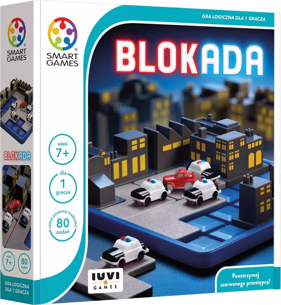 Polizeiblockade-Puzzlespiel 7+, Smart Games