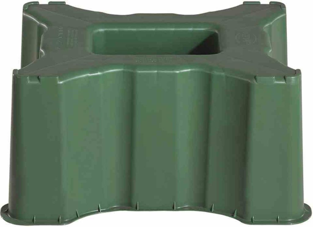 Support de cuve rectangulaire 300L vert Image du produit 