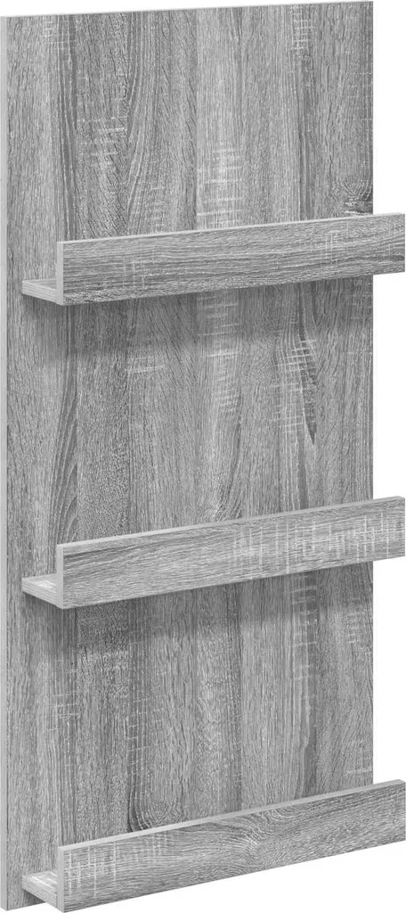 SYFAX Porta Riviste Parete Grigio Sonoma 102cm - Stile Contemporaneo