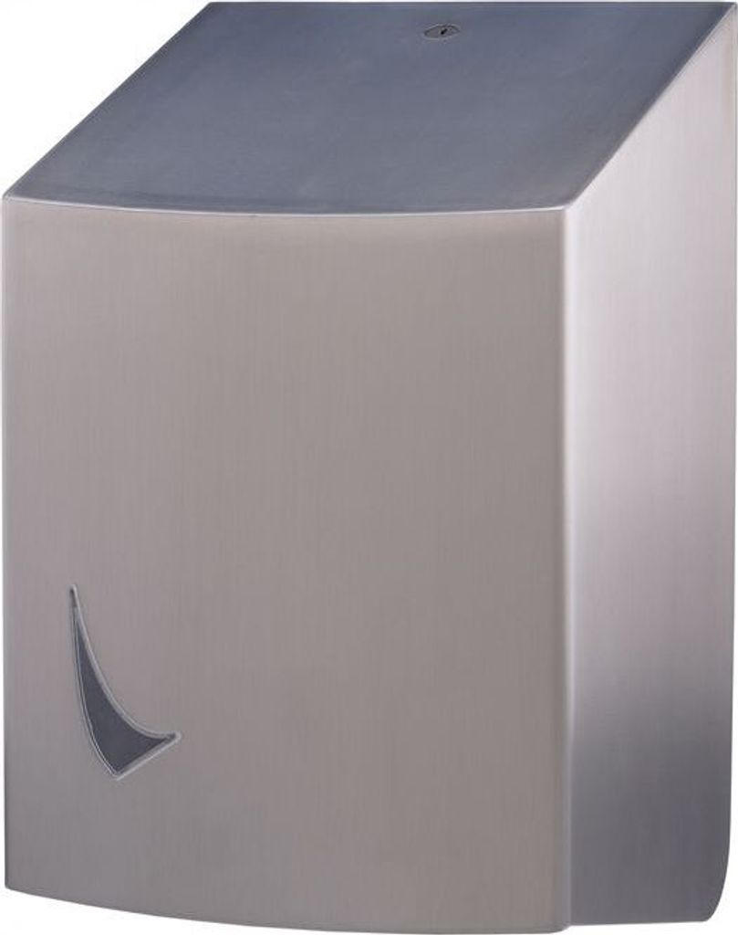 Wings Putzrollenspender MIDI - Edelstahl - Papierhandtuchspender