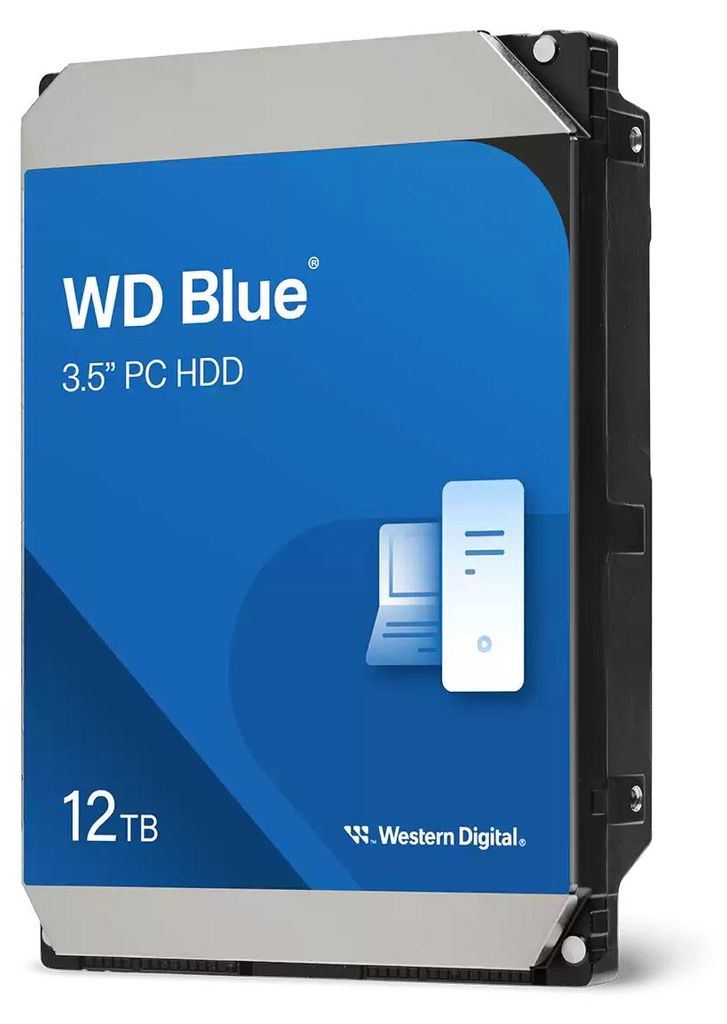 WD HDD Desktop Blue da 12 TB, 3,5 pollici, SATA, 512 MB - Immagine del prodotto 