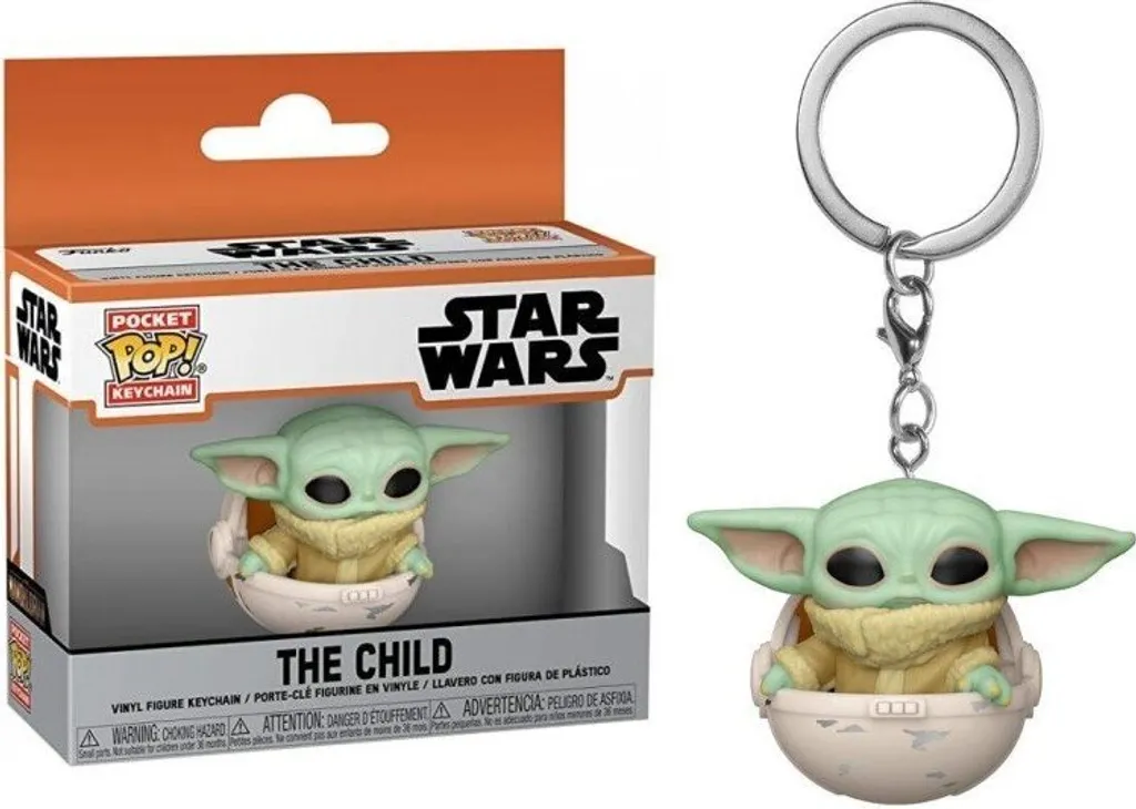 Star Wars The Child Porte-clés Funko Pocket POP Keychain Grogu Original