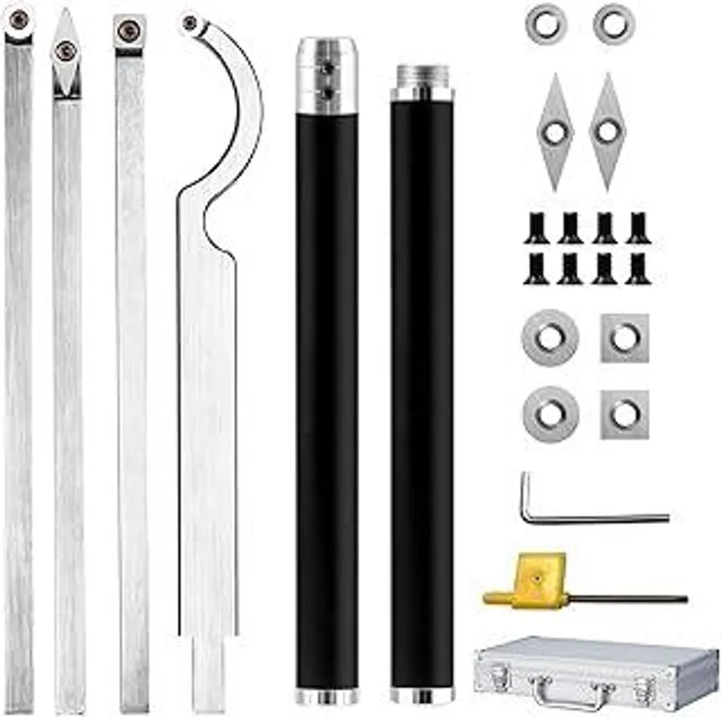 Kit 25 Utensili per Tornio Metallo: Scalpelli e Inserti Carburo Offerta