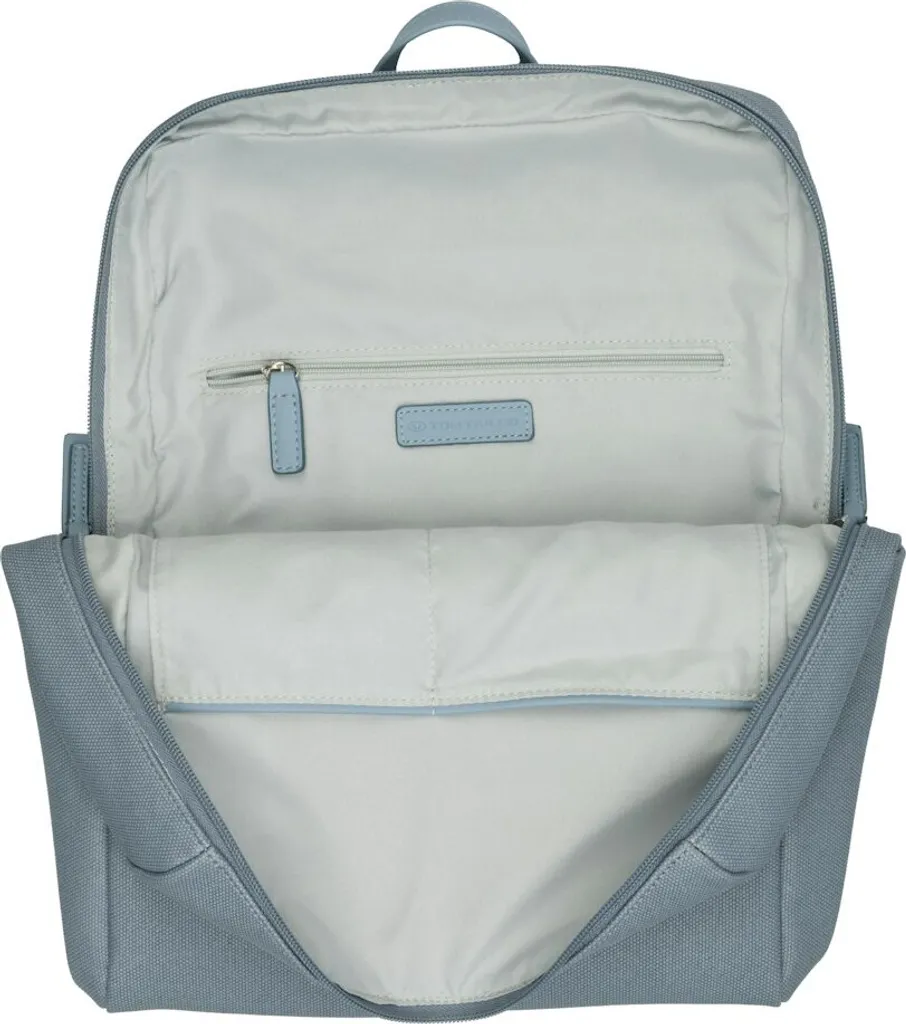 Tom Tailor Rosa Daypack 39 cm avec poches organisées - Noir/Gris