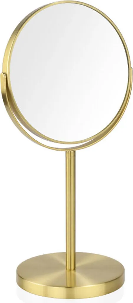 Support Miroir Rond Doré X5 Design Minimaliste - Support Métal Robuste