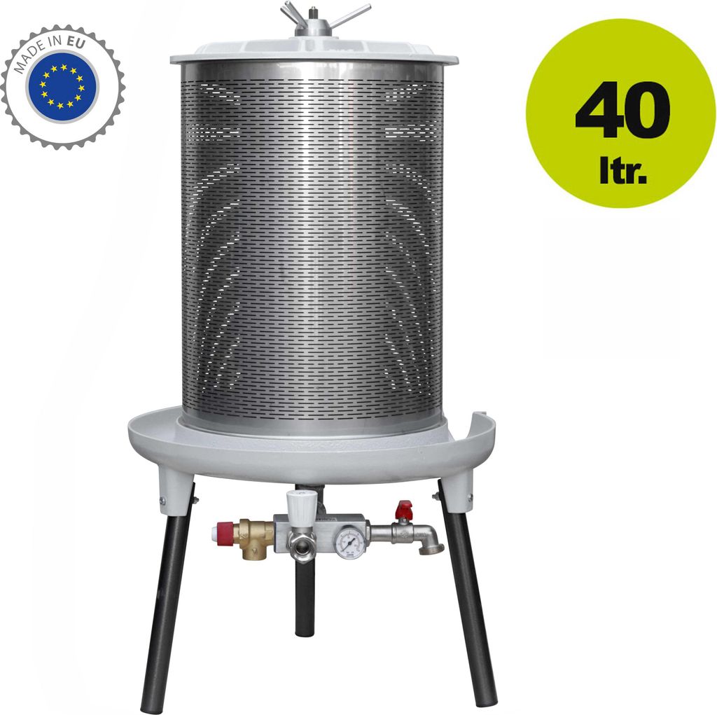 Wasserdruckpresse Hydropresse GRIFO HPA40 Entsafter 40 Liter Presskorb-Volumen