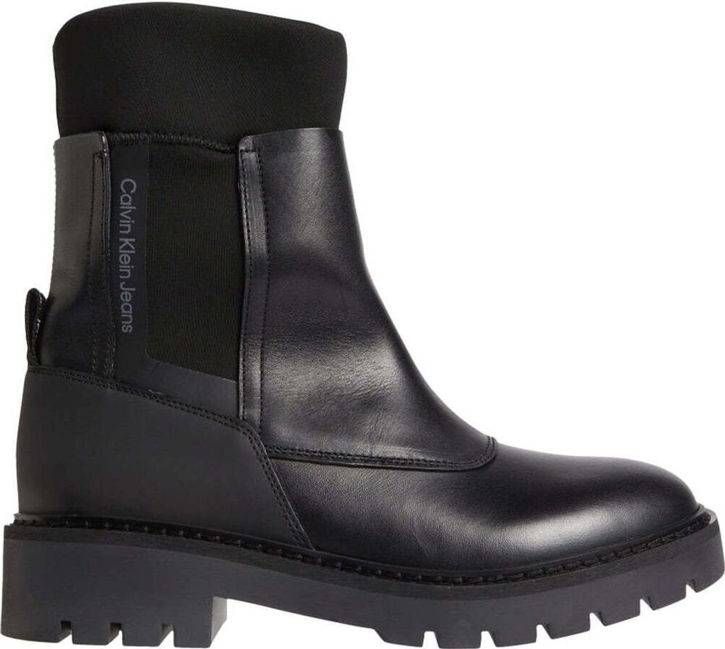 Calvin Klein Damen Stiefeletten YW0YW00735 BDS Farbe: Schwarz Größe: 41