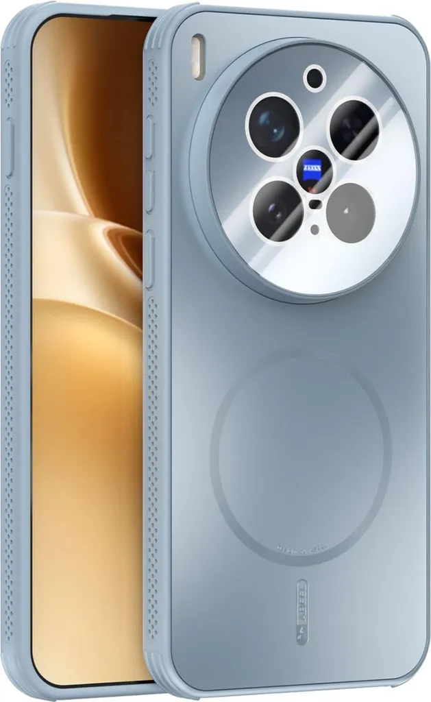 Custodia Magnetica Vivo X300 Pro TPU+PC Azzurro Dissipazione Calore