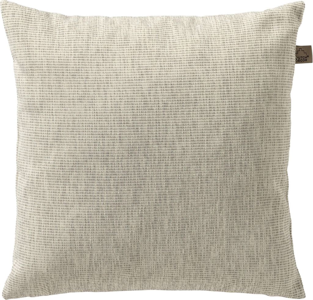 Dutch Decor Outdoor Kissenbezug Unifarben Kai 45x45 cm Grau