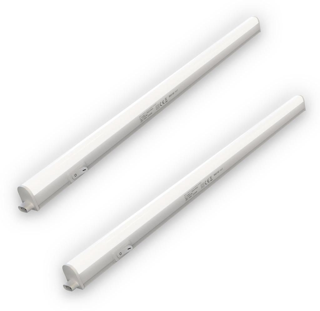 2x LED lampe sous plan 58,5cm cuisine barre lumineuse 8W Image du produit 
