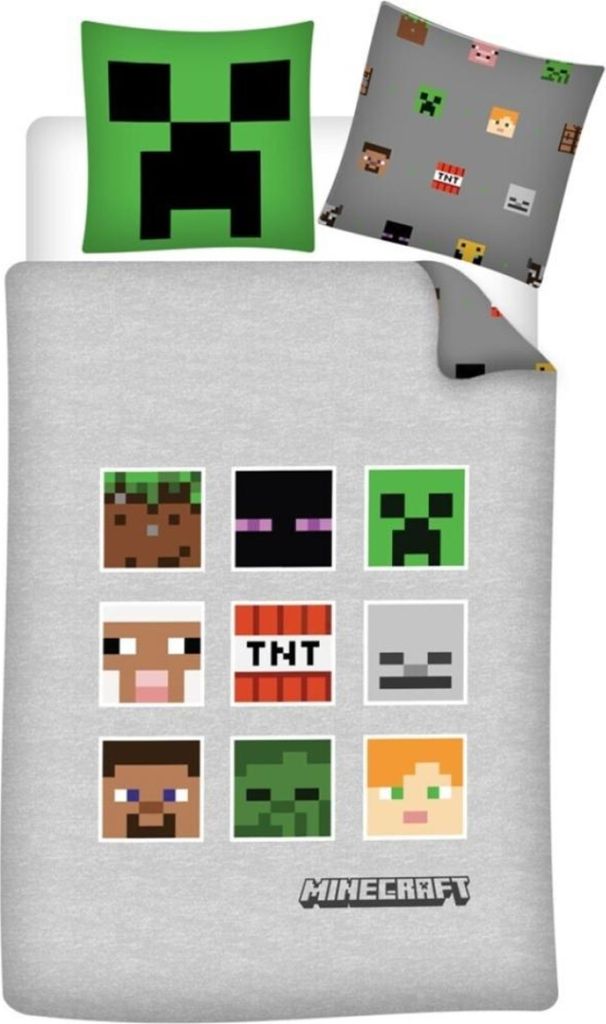 Bettbedeckung Minecraft Mikrofaser, 140x200 cm Produktbild 