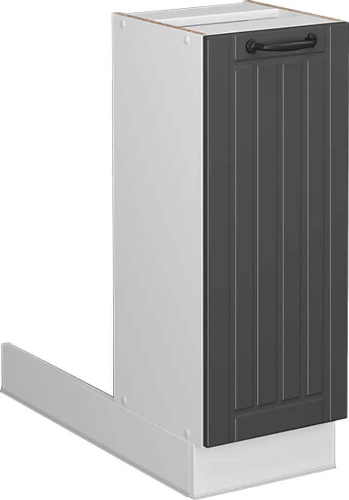 Vicco Fame-Line Isola Cucina 30 cm Antracite Bianco - Arredo Componibile