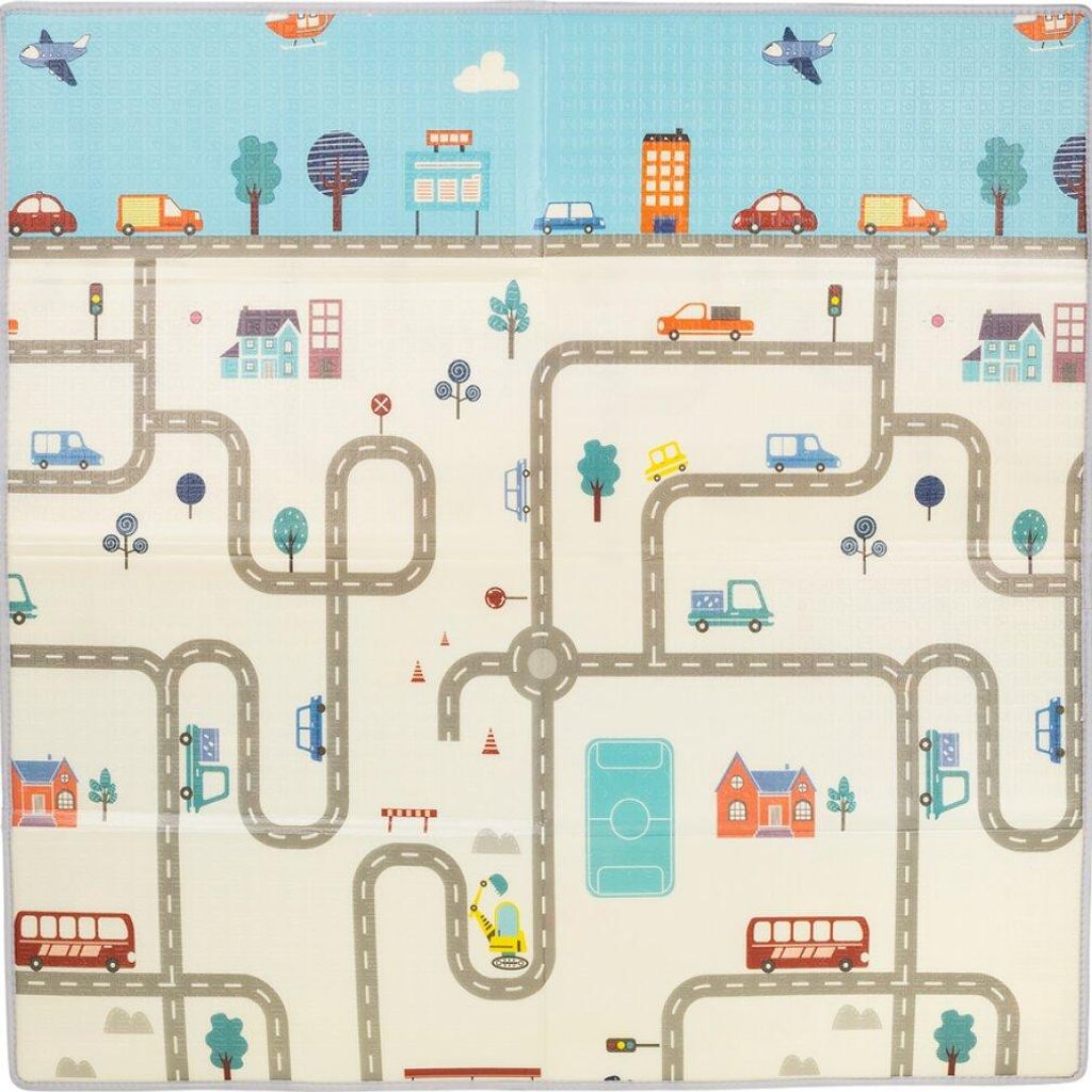 CHIPOLINO Randmatte fü r Kinder 113x113cm City Produktbild 