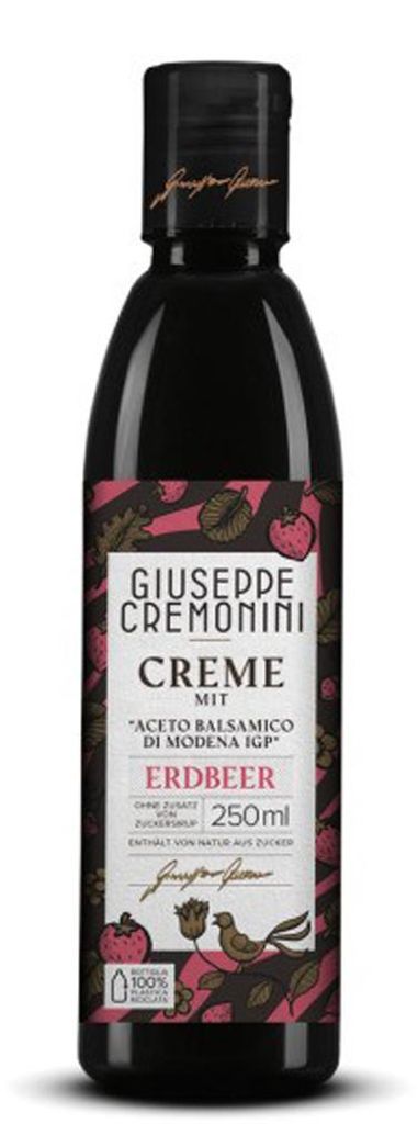 Giuseppe Cremonini Creme mit Balsamic Vinegar Erdbeer Aroma Zdjęcie produktu 